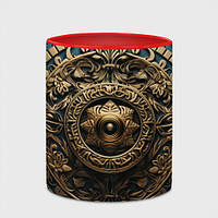 Чашка с принтом «Орнамент в кельтском стиле» (цвет чашки на выбор)