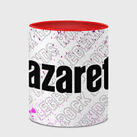 Чашка с принтом «Nazareth rock legends по-горизонтали» (цвет чашки на выбор)