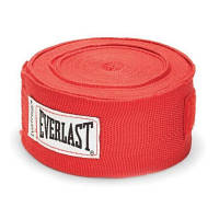 Бинт для спорта Everlast Pro Style Hand Wraps 180 х 2 червоний Уні 180 (457,2см) (723771-71-4)