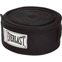 Бинт для спорта Everlast Pro Style Hand Wraps 180 х 2 чорний Уні 180 (457,2см) (722301-71-8)