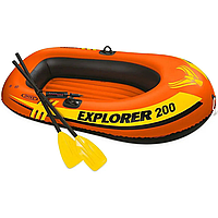 Двухместная надувная лодка Intex Explorer 200