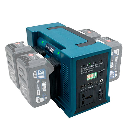 Потужний акумуляторний інвертор напруги PROFI-TEC PCB3320V POWERLine : без АКБ, струм 12 В/5 А (макс. 10 А), фото 1