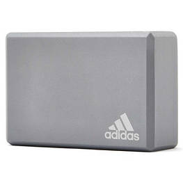 Блок для йоги Adidas Yoga Block ADYG-20100FOAM Уні 22.8x15.2x7.6 см Сірий (885652004121)