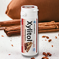 Жувальна гумка з ксилітолом Xylitol Chewing Gum Cinnamon (30 шт), (Miradent)