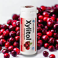 Жувальна гумка з ксилітолом Xylitol Chewing Gum Cranberry (30 шт), (Miradent)