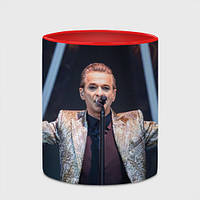 Чашка с принтом «Depeche Mode - Dave Gahan stage memento mori» (цвет чашки на выбор)