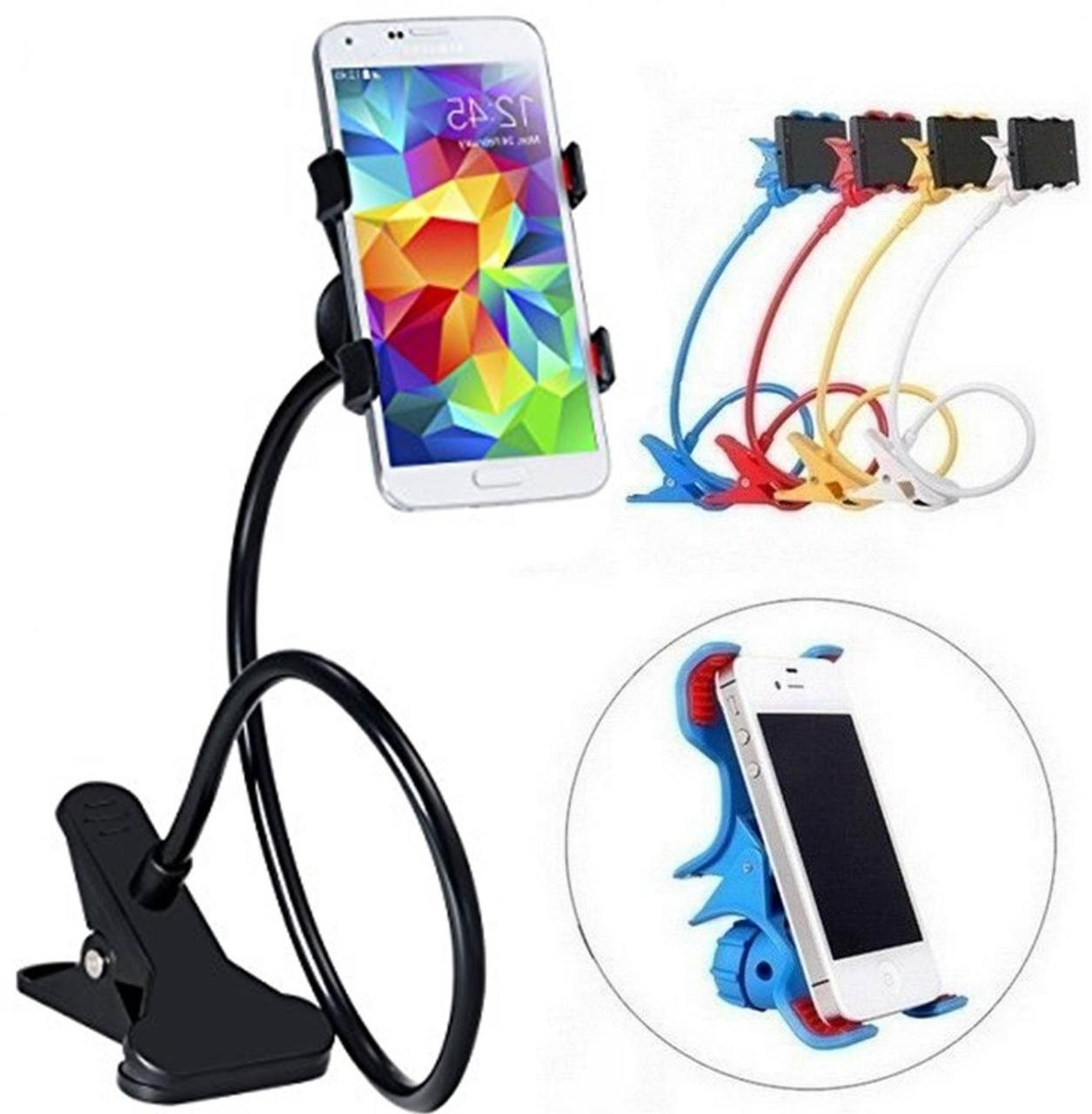 Універсальний гнучкий тримач для телефона з затискачем, фото 1