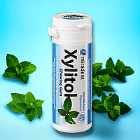 Жувальна гумка з ксилітолом Xylitol Chewing Gum Peppermint (30 шт), (Miradent)