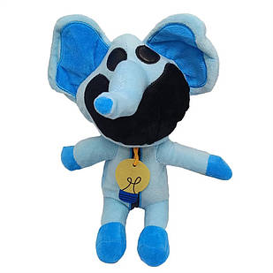 Плюшева Іграшка Усміхнені Звірята з Poppy Playtime Smiling Critters "Бубба Буббафант" Bambi POPPY(Blue) 20 см, Time Toys