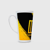 Чашка с принтом Латте «Paramore - gold gradient»