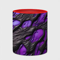 Чашка с принтом «Фиолетовая текучая субстанция» (цвет чашки на выбор)