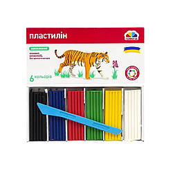 Пластилін Гамма "Захоплення" 6 кольорів 200309