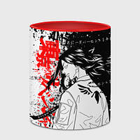 Чашка с принтом «Баджи из вальхаллы - токийские мстители» (цвет чашки на выбор)