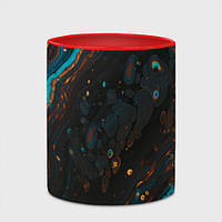Чашка с принтом «Разводы на нефтяной луже» (цвет чашки на выбор)