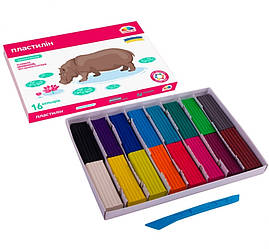 Пластилін Гамма 16 кольорів "Захоплення" 256 гр. 200314