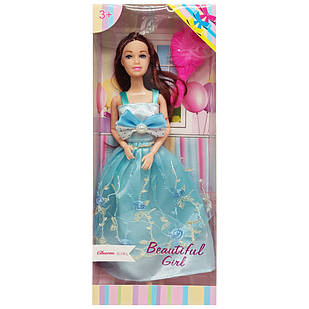 Дитяча Лялька "Beautiful Girl" Bambi D200-216(Blue) в святковій сукні, Time Toys