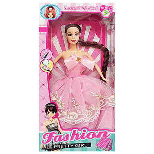 Дитяча Лялька "Fashion Pretty Girl" Bambi YE-78(Pink) в святковій сукні, Time Toys