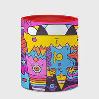 Чашка с принтом «Странные странности» (цвет чашки на выбор)