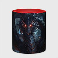 Чашка с принтом «Древний пещерный дракон символ 2024» (цвет чашки на выбор)