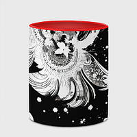Чашка с принтом «Абстрактная экспрессивная композиция» (цвет чашки на выбор)