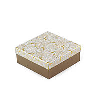 Коробка подарункова Gold 16 х 16 х 8 см