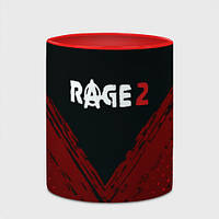 Чашка с принтом «Rage 2 game logo апокалипсис» (цвет чашки на выбор)