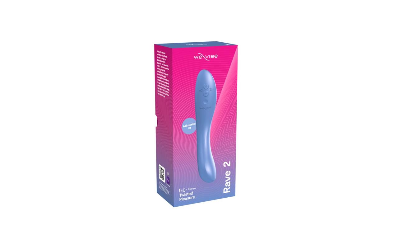 Жіночий вібратор G We-Vibe Rave 2 Twisted Pleasure Blue, фото 1