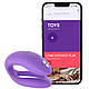 Силіконовий смарт- Вібратор із ДК We-Vibe Sync O Purple, фото 5