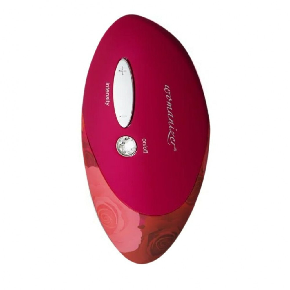 Вакуумний кліторальний стимулятор Womanizer Pro червоно-рожевий W-500 Red/Rose, фото 1