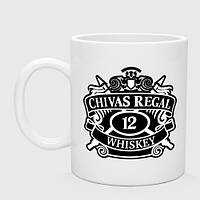 Чашка с принтом керамическая «Chivas Regal whiskey»