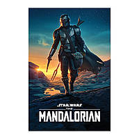 Постер "Star Wars: The Mandalorian (Nightfall)" 61 х 91,5 см