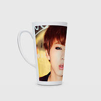 Чашка с принтом Латте «Kim Seok Jin»
