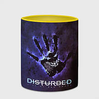 Чашка с принтом «Рука Disturbed» (цвет чашки на выбор)