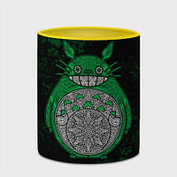 Чашка Тоторо зеленый 330 мл (цвет чашки на выбор)