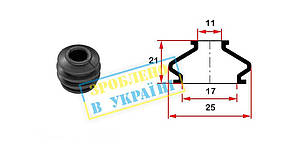 Пильник направляючого циліндра гальмівного Iveco II (17х10х21) Belgum Parts BG0106