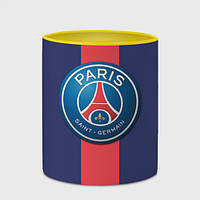 Чашка с принтом «Пари Сен-Жермен» (цвет чашки на выбор)