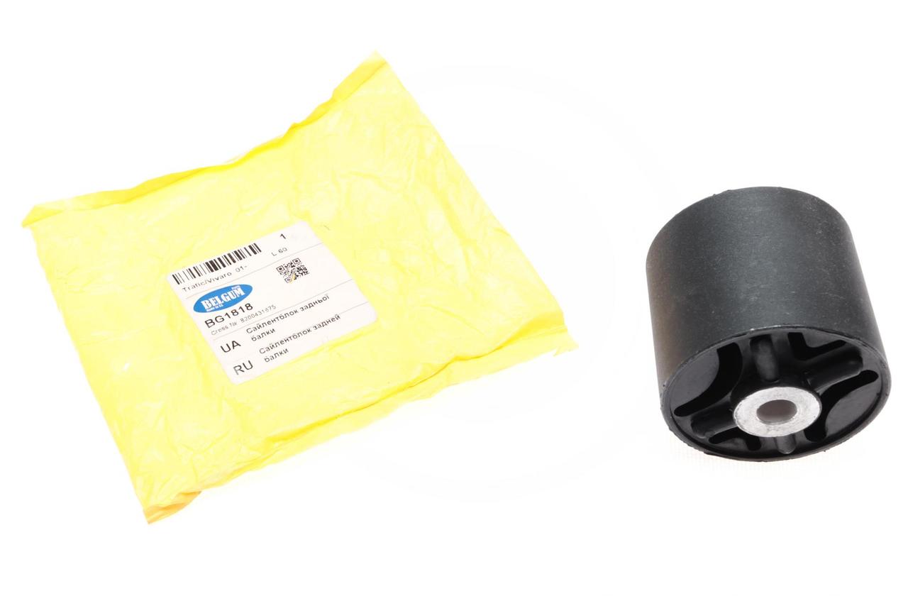 Сайлентблок задньої балки Renault Trafic / Opel Vivaro 01-(70.4x12 / 70x60) Belgum Parts BG1818