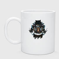 Чашка з принтом  двоколірний «Warhammer 40 000 Space Wolves»