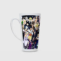 Чашка с принтом Латте «Самые крутые аниме персонажи»