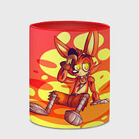 Чашка с принтом «FNAF Foxy» (цвет чашки на выбор)