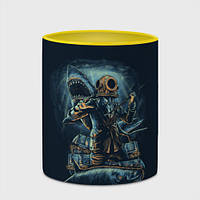 Кухоль з принтом з повним замком «Підводне полювання» (колір чашки на вибір)