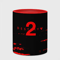 Чашка с принтом «Destiny 2 краски надписи» (цвет чашки на выбор)