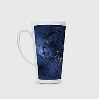 Чашка с принтом Латте «Водолей Aquarius»