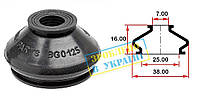 Пыльник опоры шарового рулевого наконечника (универсальный) (25х7x16) Belgum Parts BG0125