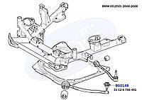 Пыльник опоры шарового рулевого наконечника (универсальный) (36х18х30) Belgum Parts BG0148