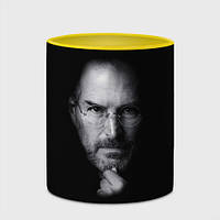 Чашка с принтом «Steve Jobs» (цвет чашки на выбор)