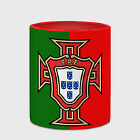 Чашка Сборная Португалии флаг 330 мл (цвет чашки на выбор)