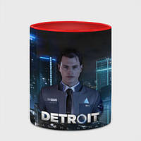 Чашка с принтом «Detroit: Become Human - Connor» (цвет чашки на выбор)