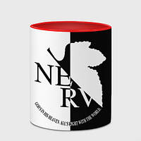 Чашка с принтом «Nerv black and white» (цвет чашки на выбор)