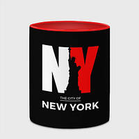 Чашка с принтом «New York City» (цвет чашки на выбор)